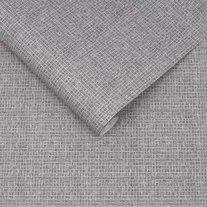 118043 - Sisal Wallpaper - Grey - Graham & Brown