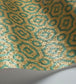 Queens Quarter Wallpaper - Emerald on Metallic Antique Gold - 118/10021