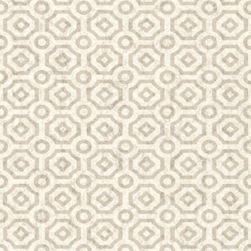 Queens Quarter Wallpaper - Mica on Parchment - 118/10023