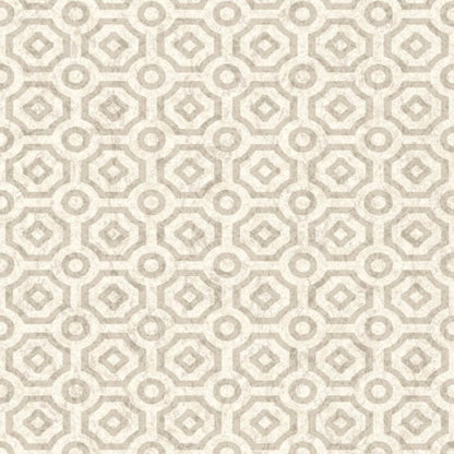 Queens Quarter Wallpaper - Mica on Parchment - 118/10023