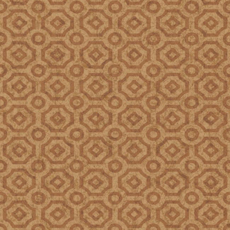 Queens Quarter Wallpaper - Metallic Copper - 118/10025