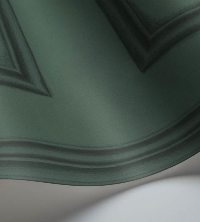 Library Frieze Wallpaper - Dark Viridian - 118/14032