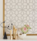 Wolsey Stars Wallpaper - Chalk on Charcoal - 118/16037