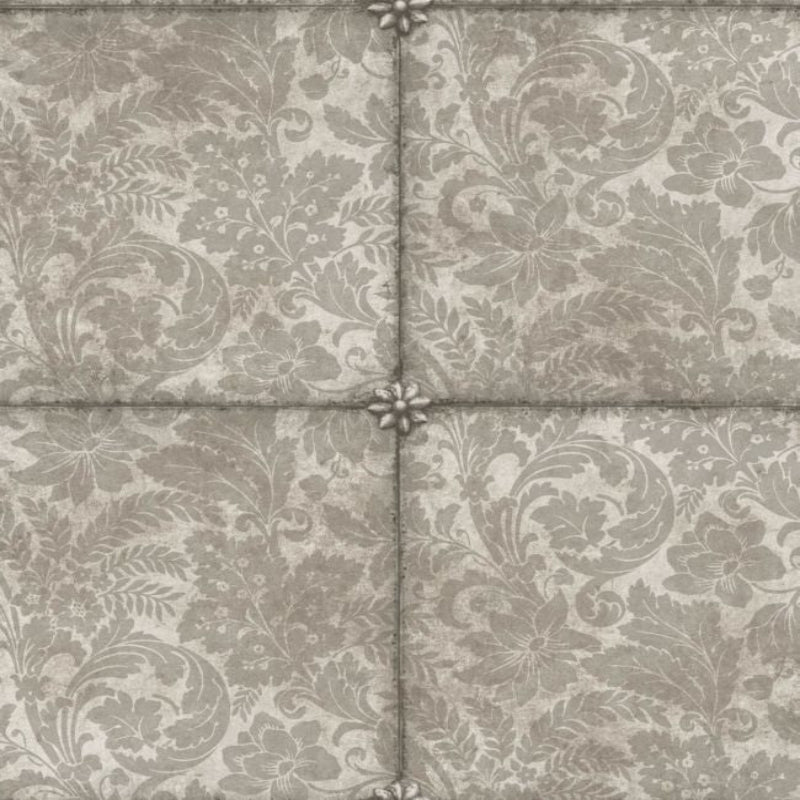Kings Argent Wallpaper - Metallic Silver Foil - 118/4007