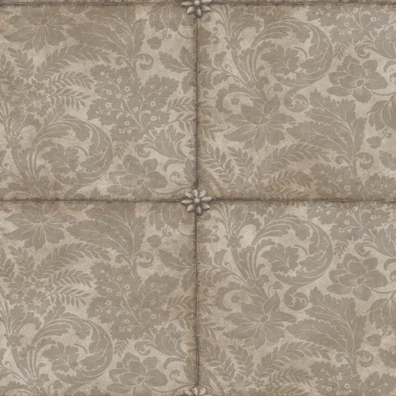 Kings Argent Wallpaper - Metallic Gilver Foil - 118/4008