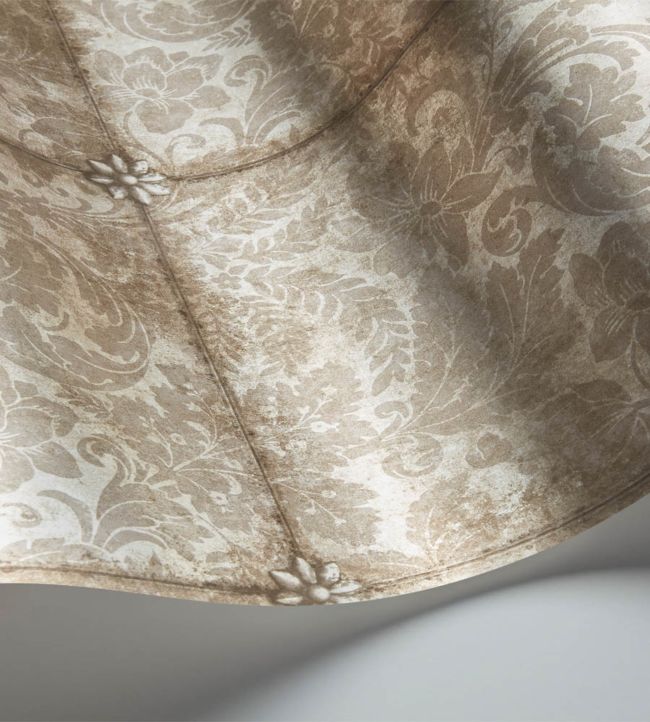 Kings Argent Wallpaper - Metallic Gilver Foil - 118/4008