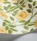 Hampton Roses Wallpaper - Marigold & Olive Green on White - 118/7015
