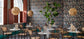 Safari Totem Wallpaper - Terracotta & Forest Green on Stone - 119/2011