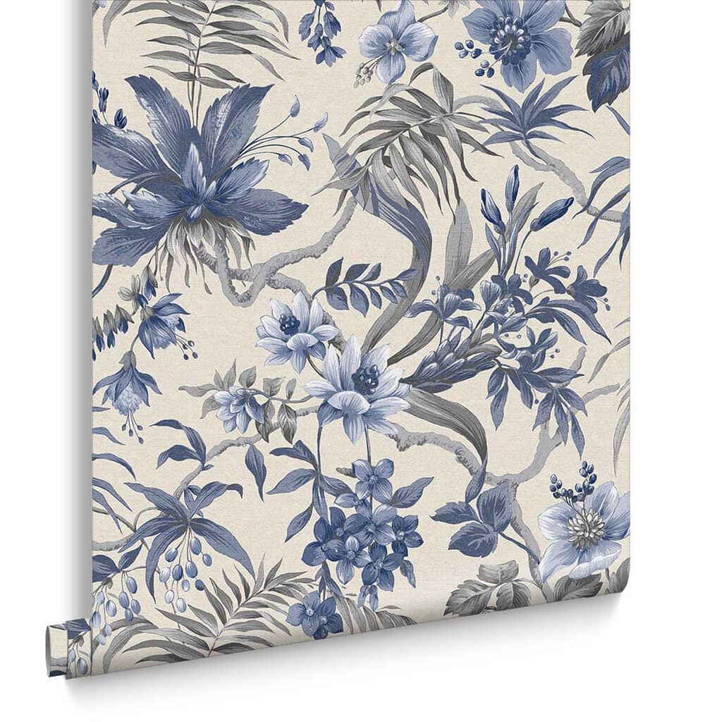 119657 - Tesronto Wallpaper - Ink - Graham & Brown