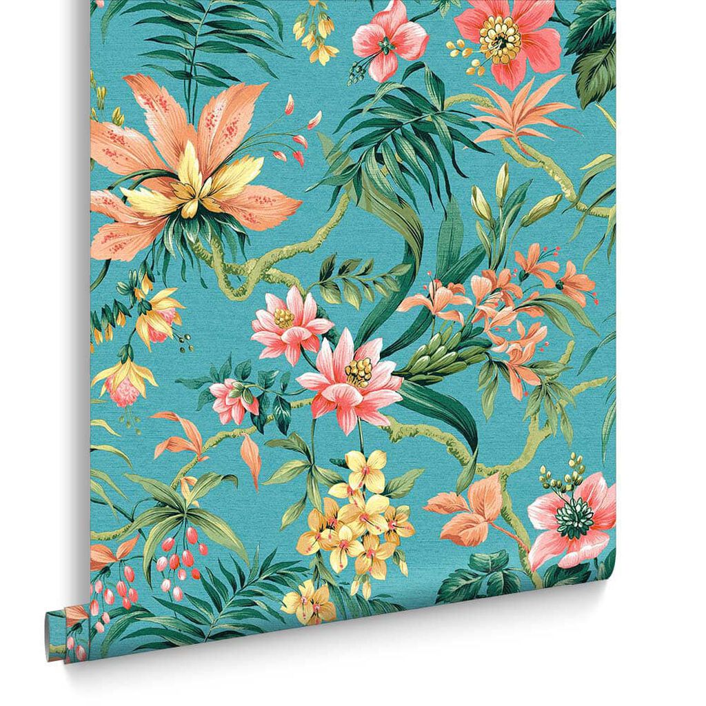 119660 - Tesronto Wallpaper - Blue - Graham & Brown