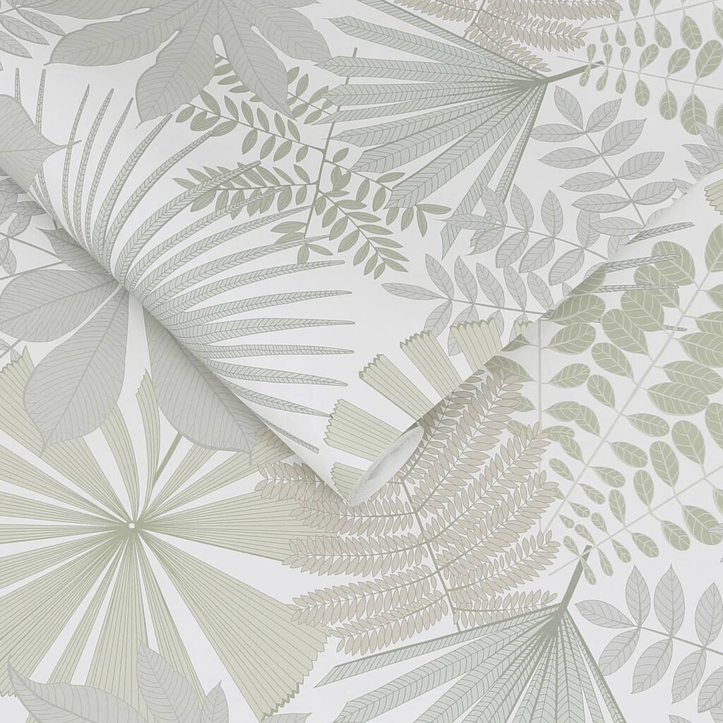 119665 - Bohemia Wallpaper - Sage - Graham & Brown