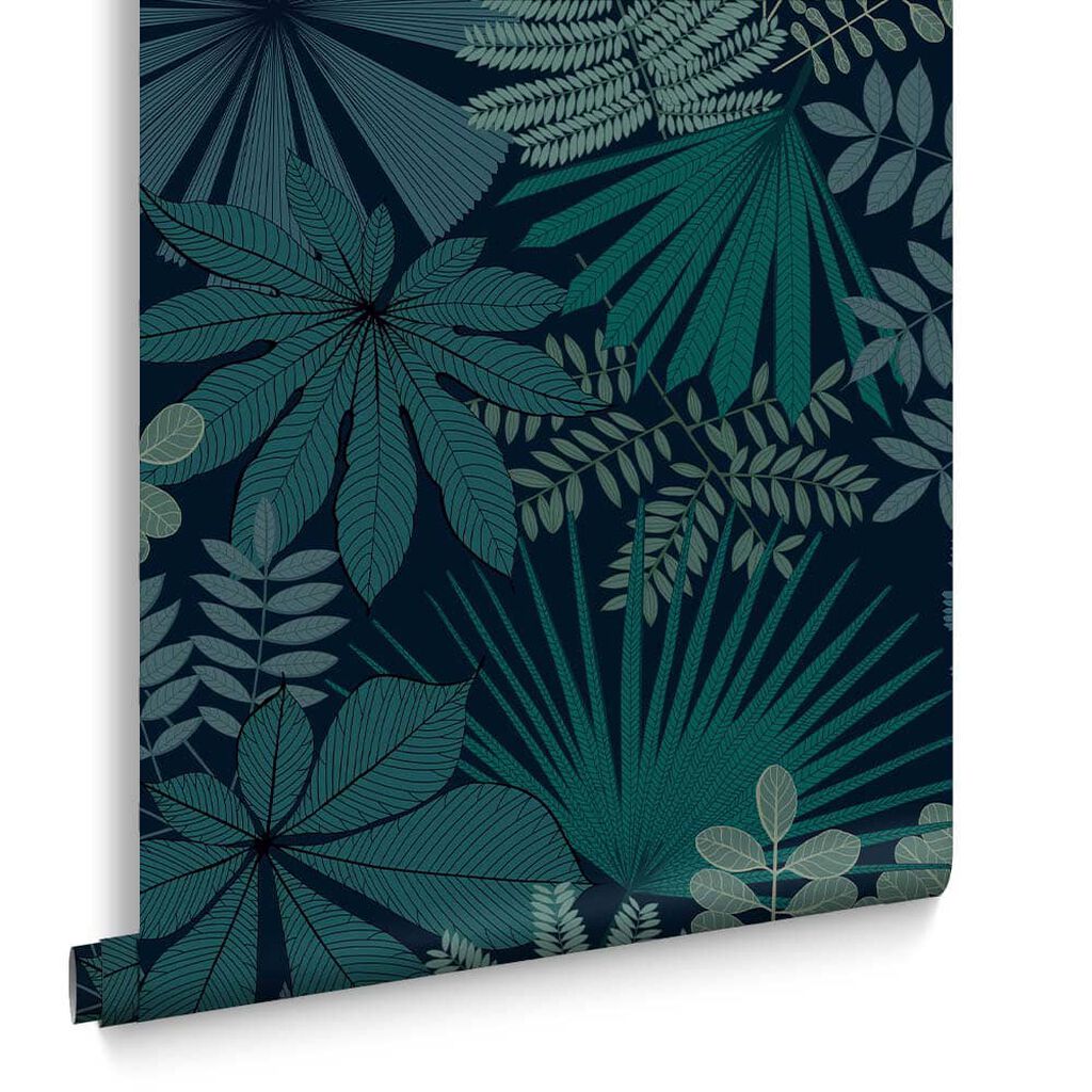 119667 - Bohemia Wallpaper - Teal - Graham & Brown