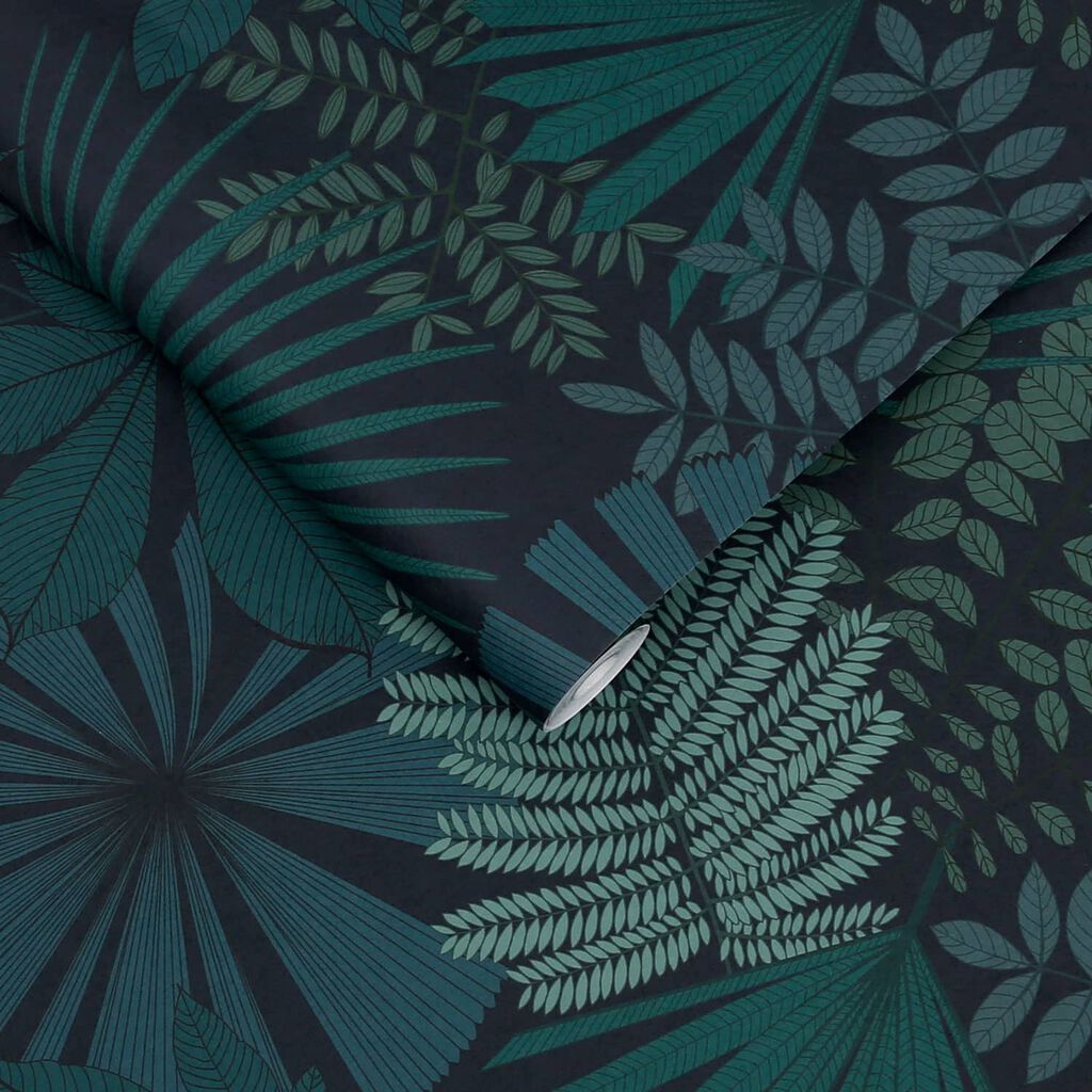 119667 - Bohemia Wallpaper - Teal - Graham & Brown