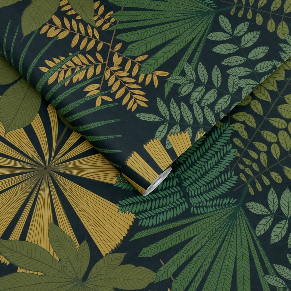 119668 - Bohemia Wallpaper - Green - Graham & Brown
