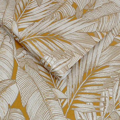 119672 - Paradys Wallpaper - Turmeric - Graham & Brown