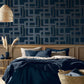 119682 - Entwine Wallpaper - Navy - Graham & Brown