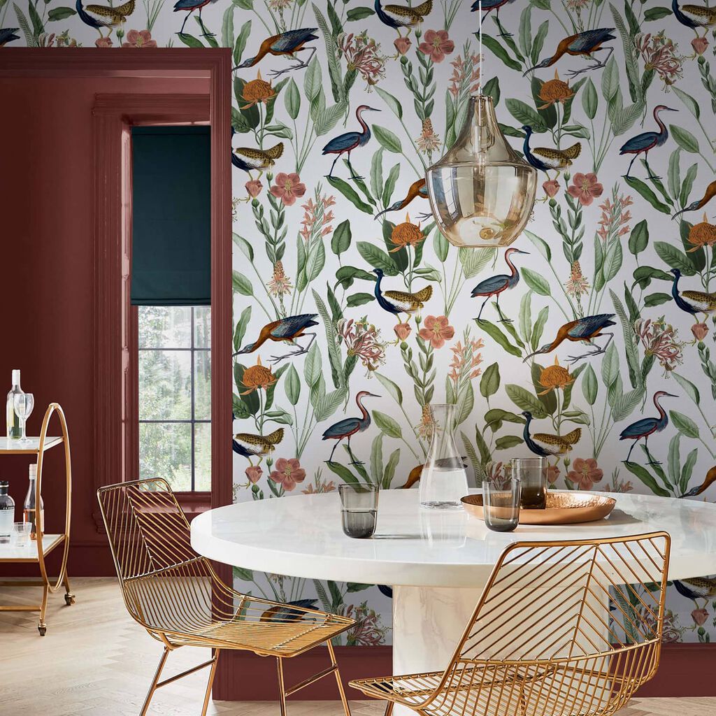 119883 - Glasshouse Day Wallpaper - Green - Graham & Brown