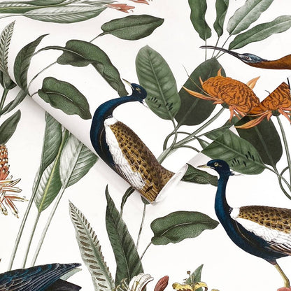 119883 - Glasshouse Day Wallpaper - Green - Graham & Brown