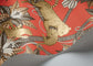 Satara Wallpaper - Soot & Metallic Gold on Rouge - 119/3014