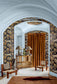 Satara Wallpaper - Burnt Orange & Sand on Black - 119/3017