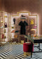 Savanna Shell Wallpaper - Terracotta, Claret & Metallic Gold - 119/4018