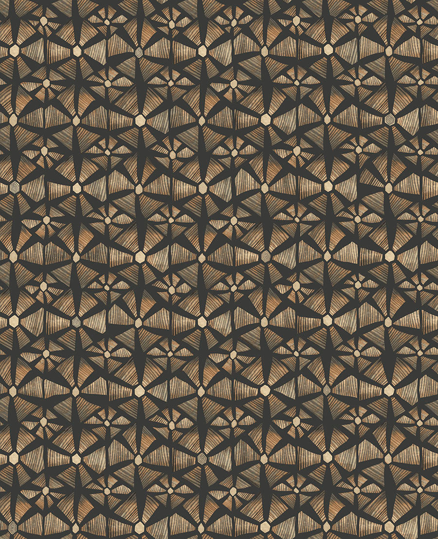 Kalahari Wallpaper - Spice & Black - 119/6028