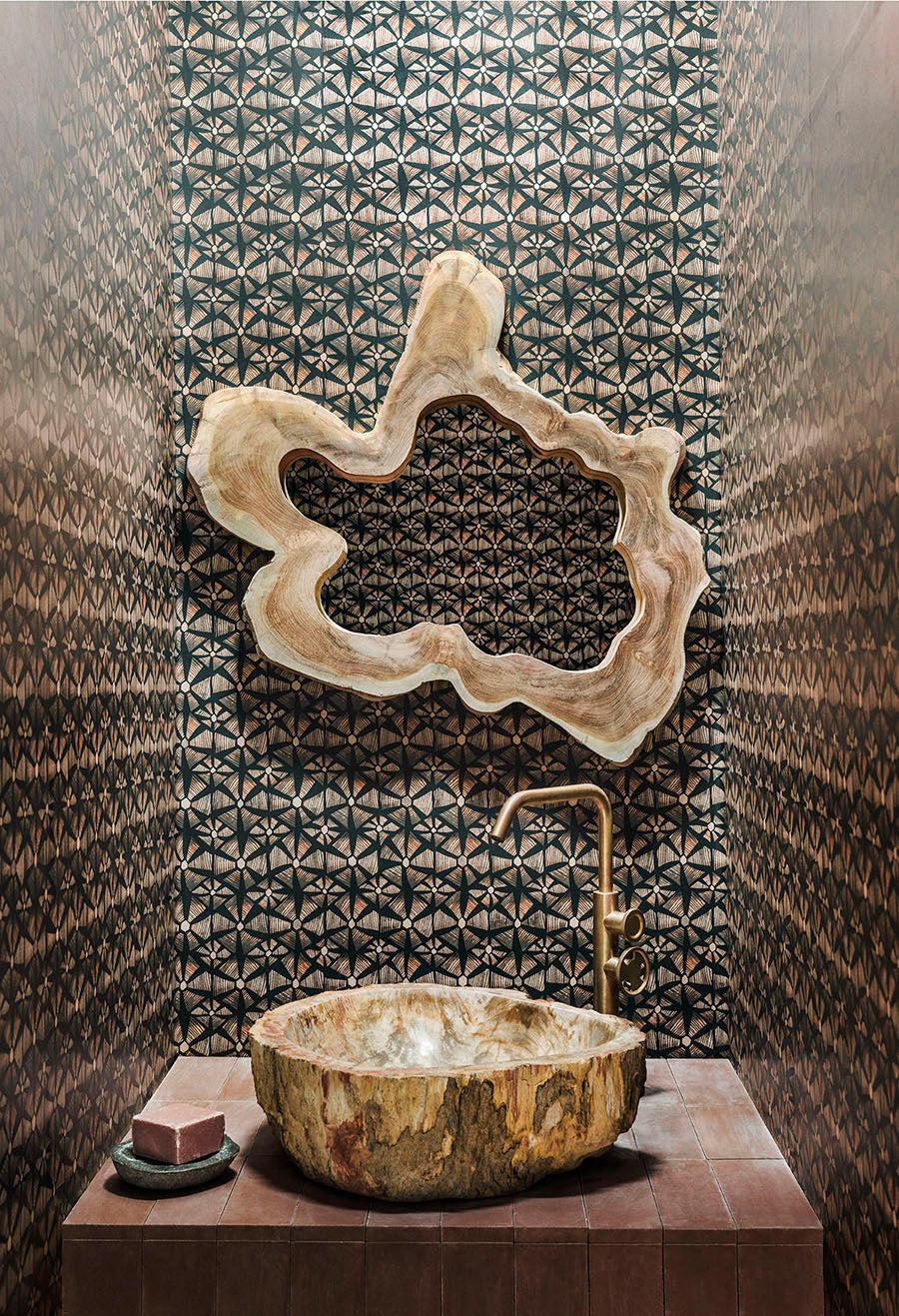 Kalahari Wallpaper - Spice & Black - 119/6028