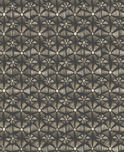 Kalahari Wallpaper - Stone & Charcoal - 119/6029