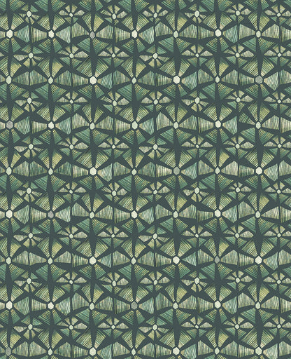 Kalahari Wallpaper - Forest Green & Racing Green - 119/6030