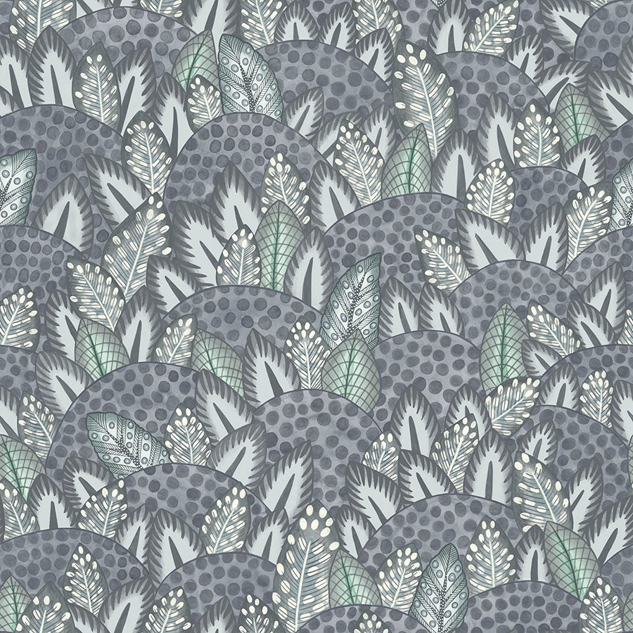 Zulu Terrain Wallpaper - Slate & Duck Egg - 119/9039