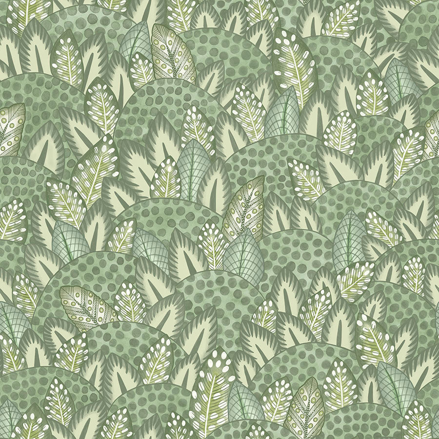 Zulu Terrain Wallpaper - Sage & Olive - 119/9041