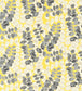 Lunaria Fabric - Cream / Sunflower / Gull