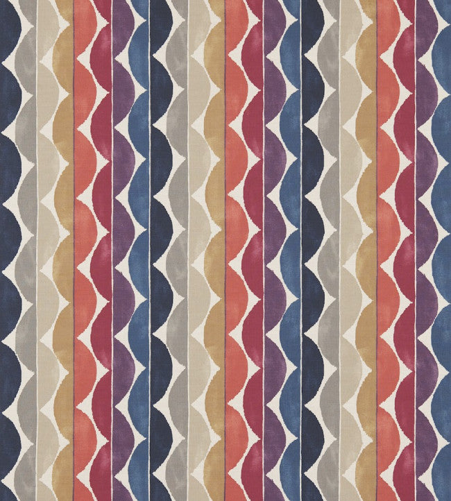 Yoki Fabric - Fig / Amber / Indigo