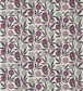 Blomma Fabric - Heather / Damson / Stone