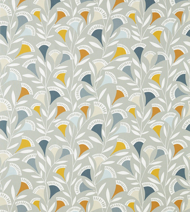 Noukku Fabric - Dandelion / Butterscotch / Charcoal