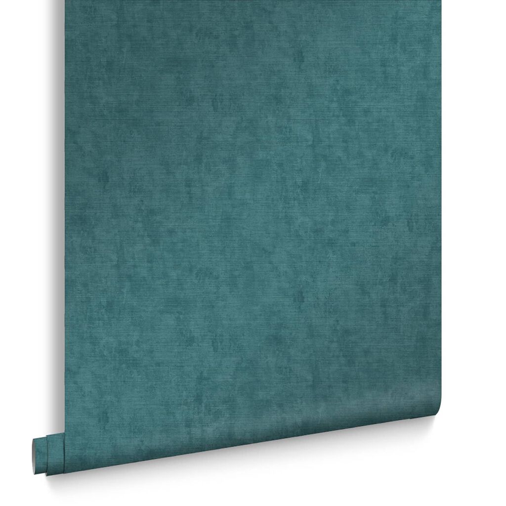 120614 - Organdy Silk Wallpaper - Teal - Graham & Brown