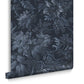 120620 - Enzia Wallpaper - Navy - Graham & Brown