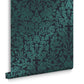 120624 - Hartley Damask Wallpaper - Teal - Graham & Brown