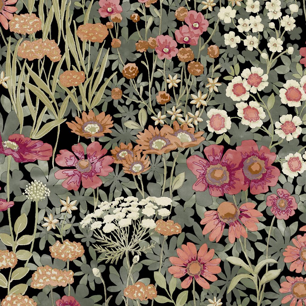 120628 - Wallflower Wallpaper - Night Garden - Graham & Brown