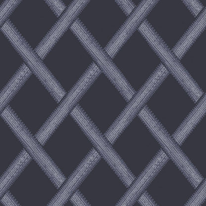 120632 - Greenskeeper Geo Wallpaper - Navy - Graham & Brown