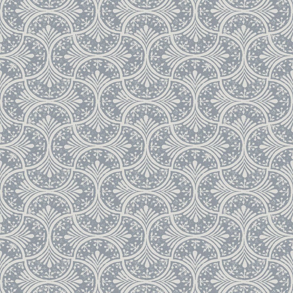 120636 - Hopwood Cottage Wallpaper - Duck Egg - Graham & Brown