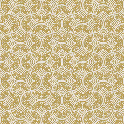 120638 - Hopwood Cottage Wallpaper - Ochre - Graham & Brown