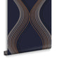 120644 - Euphoria Wallpaper - Navy - Graham & Brown