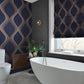 120644 - Euphoria Wallpaper - Navy - Graham & Brown