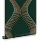 120645 - Euphoria Wallpaper - Emerald - Graham & Brown