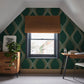 120645 - Euphoria Wallpaper - Emerald - Graham & Brown
