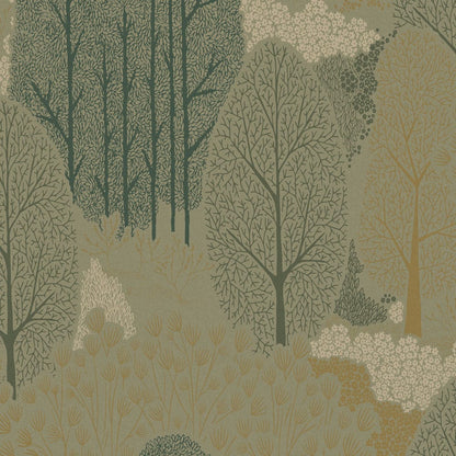 120648 - Scandiscape Wallpaper - Sage - Graham & Brown