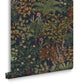 120656 - Jardin Botanico Wallpaper - Navy - Graham & Brown