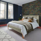 120656 - Jardin Botanico Wallpaper - Navy - Graham & Brown