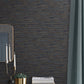 120659 - Empress Grasscloth Wallpaper - Navy - Graham & Brown